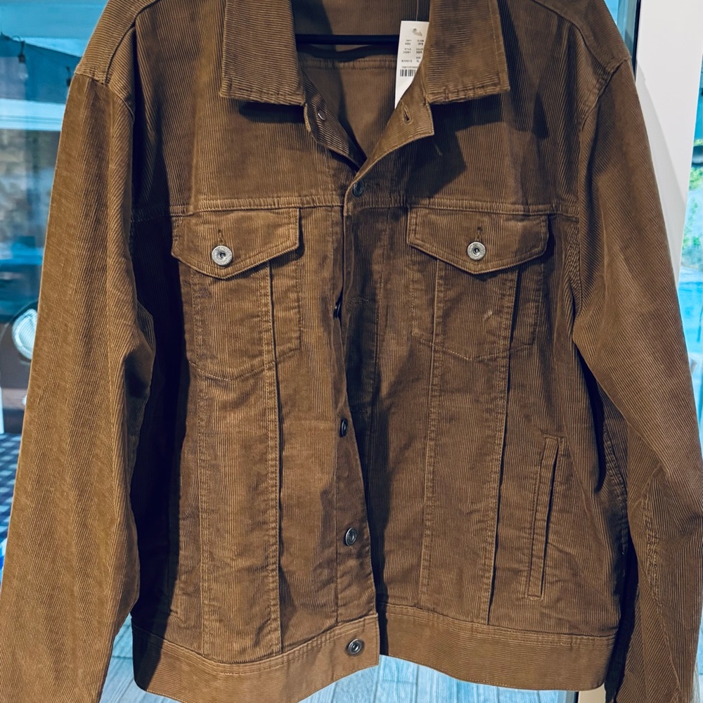 Brown Corduroy Jacket XL NWT